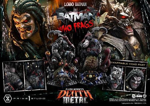 Dark Nights: Death Metal Museum Masterline Statue 1/3 Lobo Batman: Batman Who Frags 81 cm