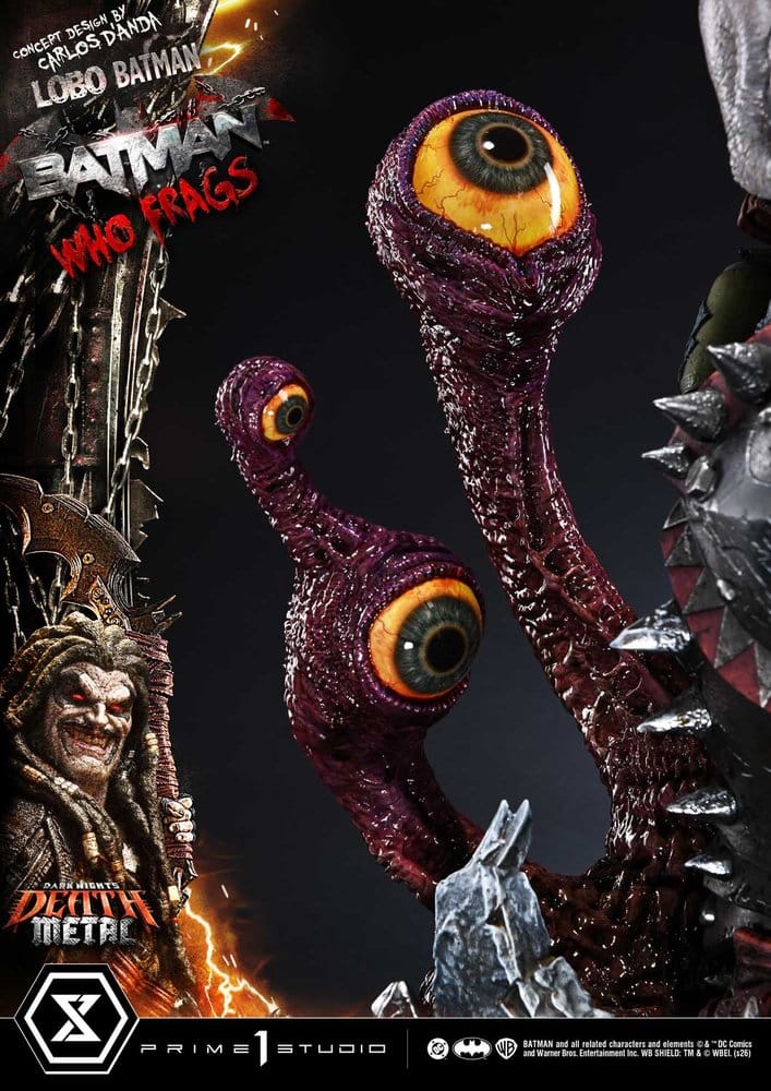 Dark Nights: Death Metal Museum Masterline Statue 1/3 Lobo Batman: Batman Who Frags Deluxe Version 81 cm
