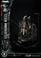 The Alien vs. Predator Museum Masterline Series Statue 1/3 Scar Predator 93 cm