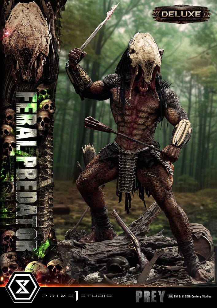 Prey (Movie) Museum Masterline Series Statue 1/3 Feral Predator Deluxe Version 89 cm Prime 1 Studio