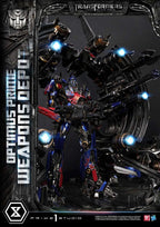 Transformers: Dark of the Moon (Film) Museum Masterline Statue Optimus Prime Weapons Depot 127 cm