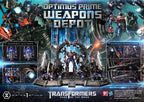 Transformers: Dark of the Moon (Film) Museum Masterline Statue Optimus Prime Weapons Depot Bonus Version 127 cm