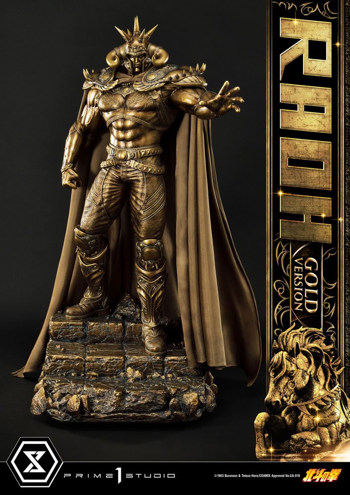 Fist of the North Star Statue 1/4 Raoh Gold Version 78 cm Prime 1 Studio