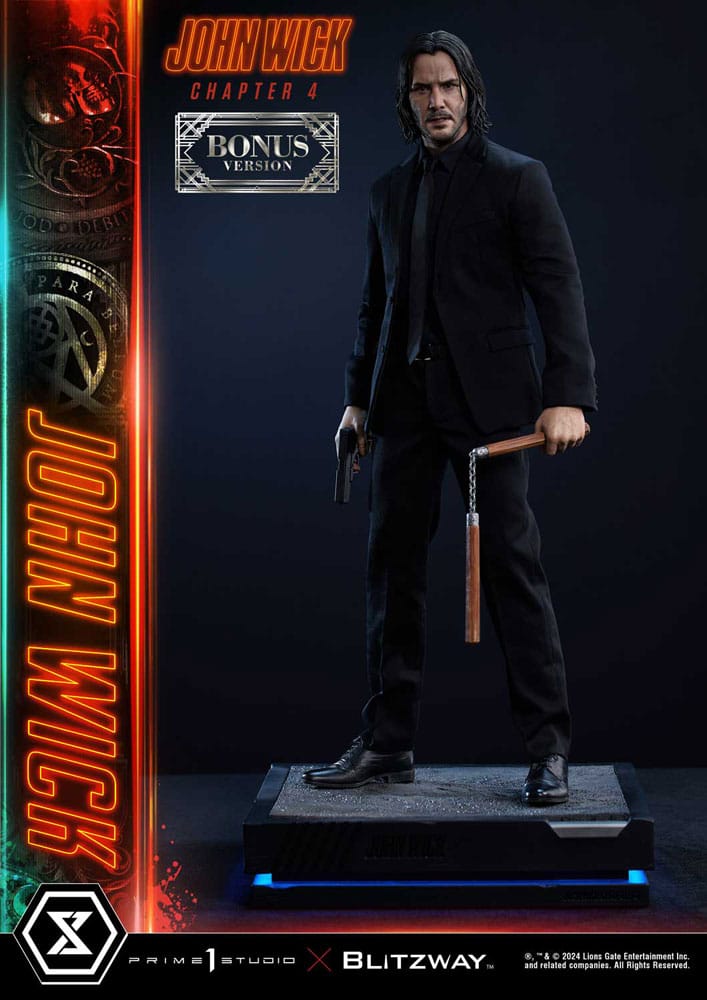 John Wick Chapter 4 Ultimate Premium Masterline Series Statue 1/4 John Wick Deluxe Bonus Version 54 cm Prime 1 Studio