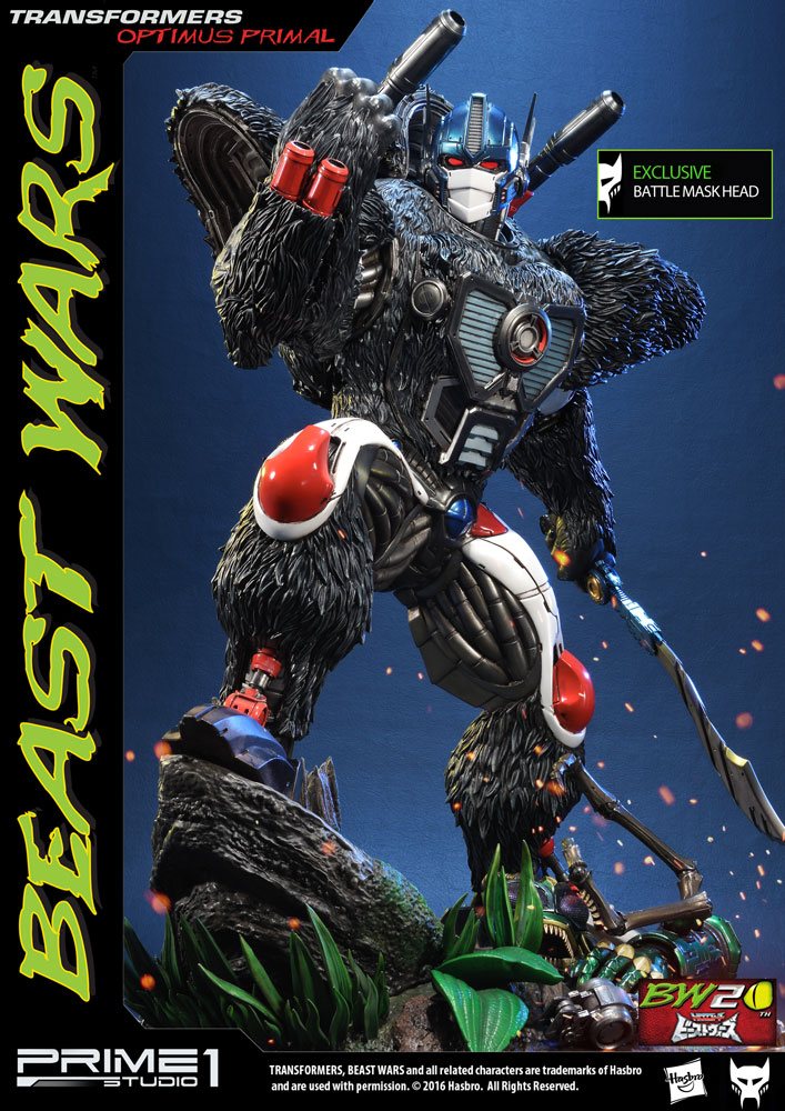 Transformers Beast Wars 1/3 Statues Optimus Primal & Optimus Primal Exclusive 63 cm Assortment (3) Prime 1 Studio