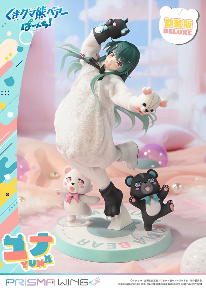 Kuma Kuma Kuma Bear Punch! Prisma Wing PVC Statue 1/7 Yuna Deluxe Version 28 cm Prime 1 Studio
