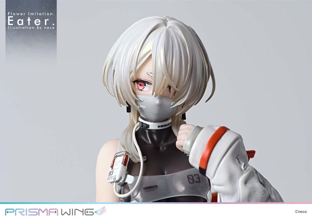 Flower Imitation Prisma Wing PVC Statue 1/7 Eater Illustration by neco 32 cm