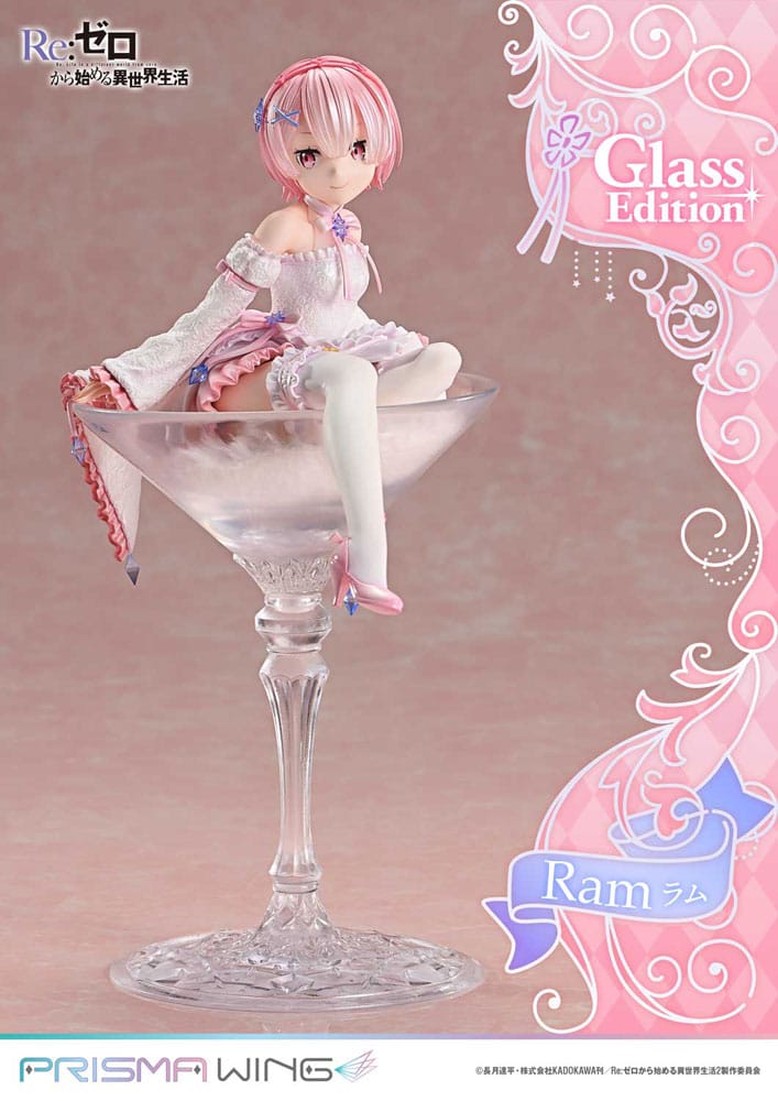 Re:ZERO Starting Life in Another World Prisma Wing PVC Statue 1/7 Ram Glass Edition 24 cm Prime 1 Studio