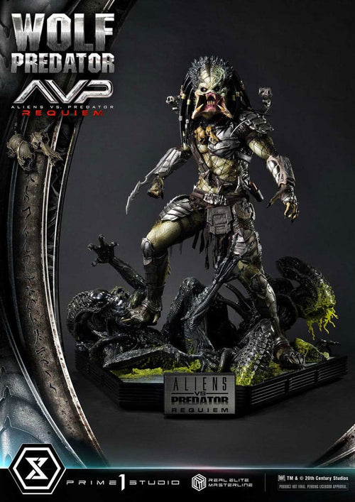 Alien vs. Predator Real Elite Masterline Series Statue 1/3 Requiem Wolf Predator 95 cm Prime 1 Studio