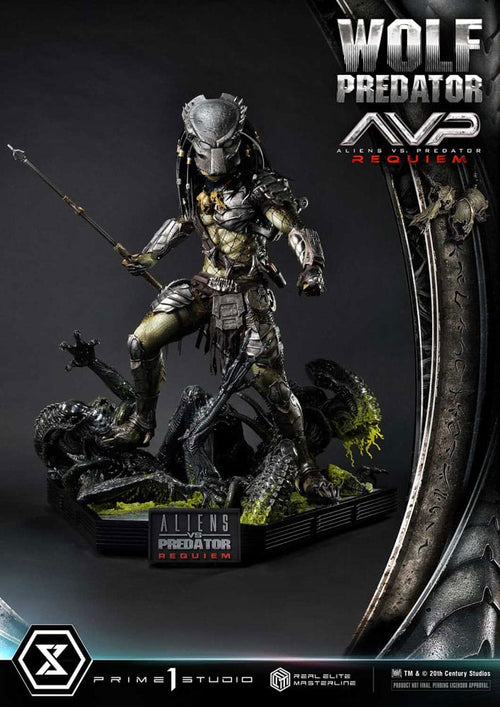 Alien vs. Predator Real Elite Masterline Series Statue 1/3 Requiem Wolf Predator Deluxe Ver. 95 cm Prime 1 Studio