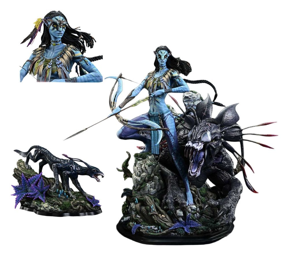 Avatar (Film) Real Elite Masterline Series Statue 1/4 Neytiri & Thanator Deluxe Bonus Version 75 cm Prime 1 Studio