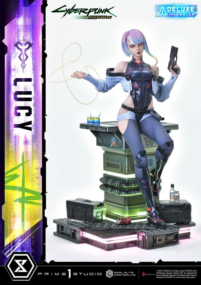 Cyberpunk: Edgerunners Real Elite Masterline Series Statue 1/4 Lucy Deluxe Version 50 cm Prime 1 Studio
