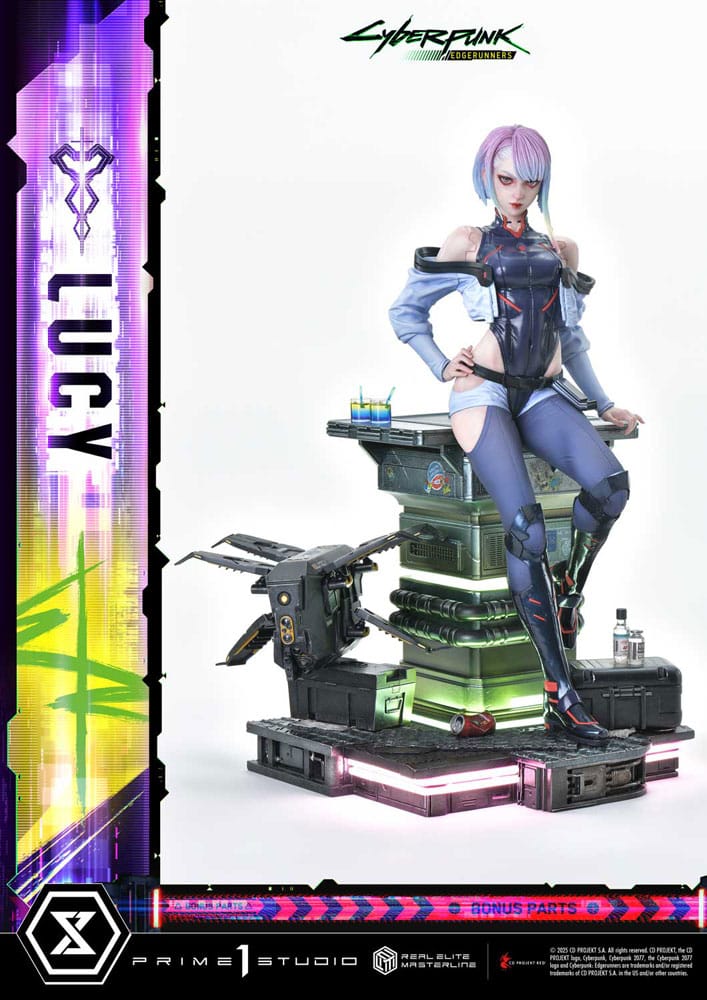 Cyberpunk: Edgerunners Real Elite Masterline Series Statue 1/4 Deluxe Bonus Version 50 cm Prime 1 Studio