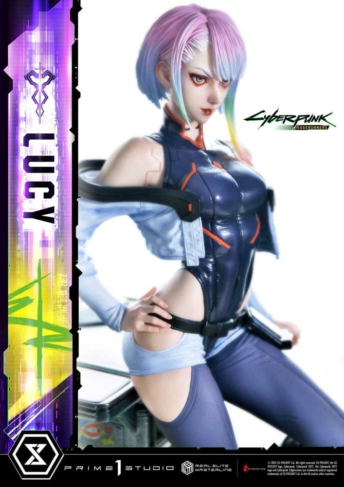 Cyberpunk: Edgerunners Real Elite Masterline Series Statue 1/4 Deluxe Bonus Version 50 cm