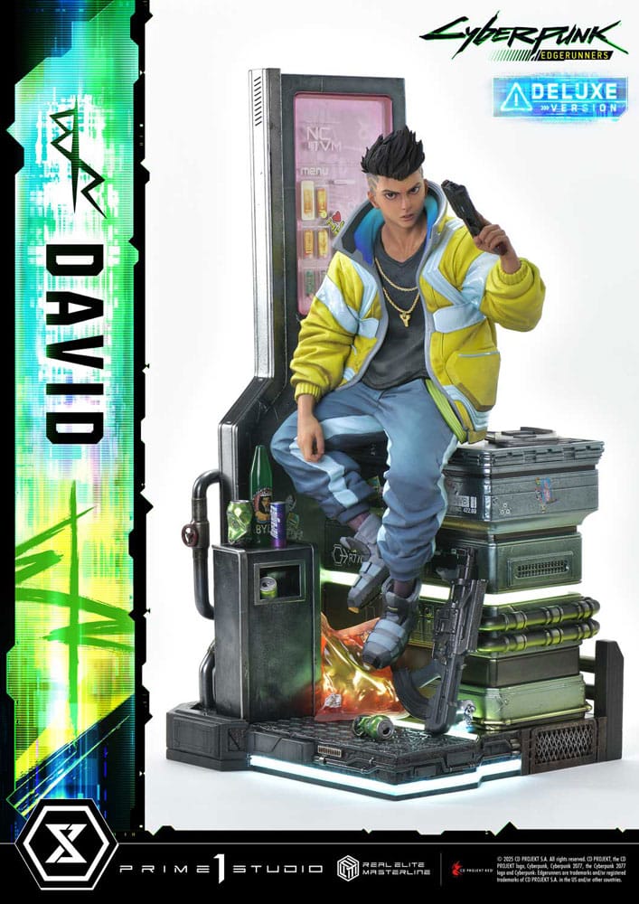 Cyberpunk: Edgerunners Real Elite Masterline Series Statue 1/4 David Bonus Version 58 cm Prime 1 Studio