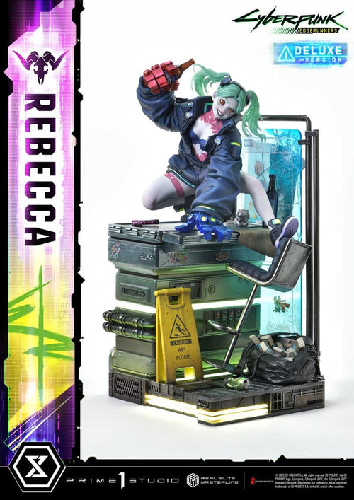 Cyberpunk: Edgerunners Real Elite Masterline Series Statue 1/4 Rebecca Deluxe Bonus Version 54 cm Prime 1 Studio