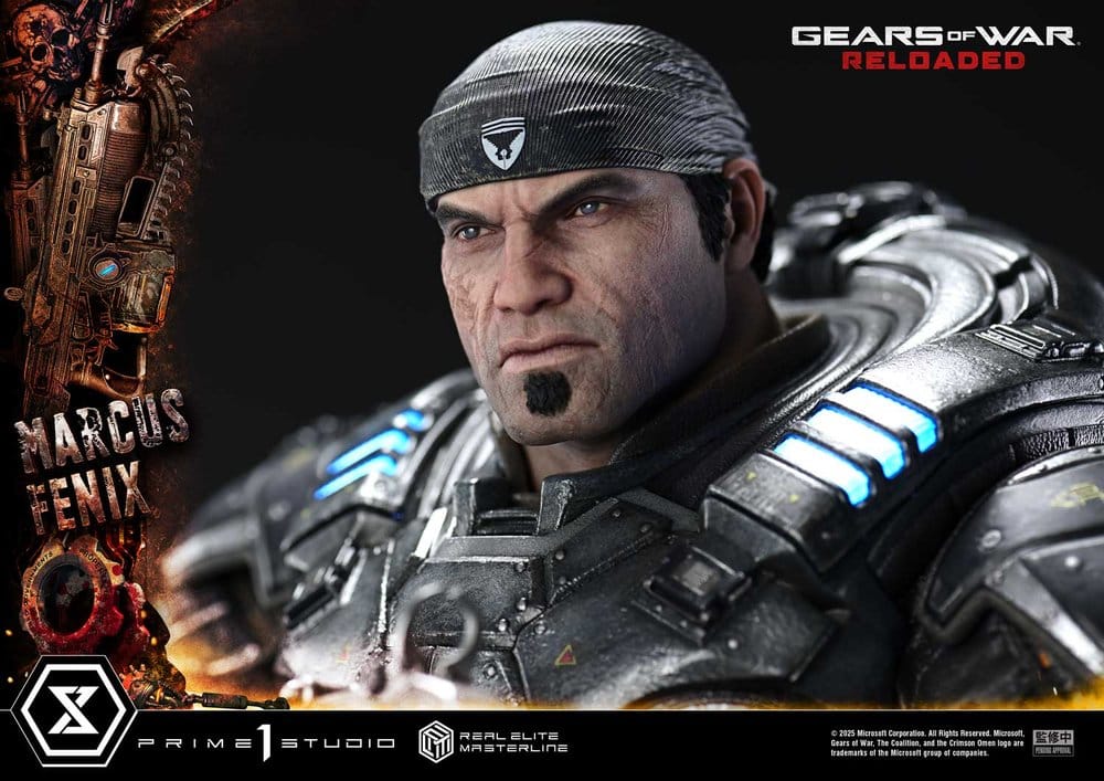 Gears of War: Reloaded Real Elite Masterline Series Statue 1/3 Marcus Fenix Regular Version 97 cm