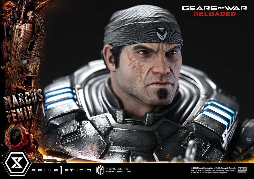 Gears of War: Reloaded Real Elite Masterline Series Statue 1/3 Marcus Fenix Regular Version 97 cm