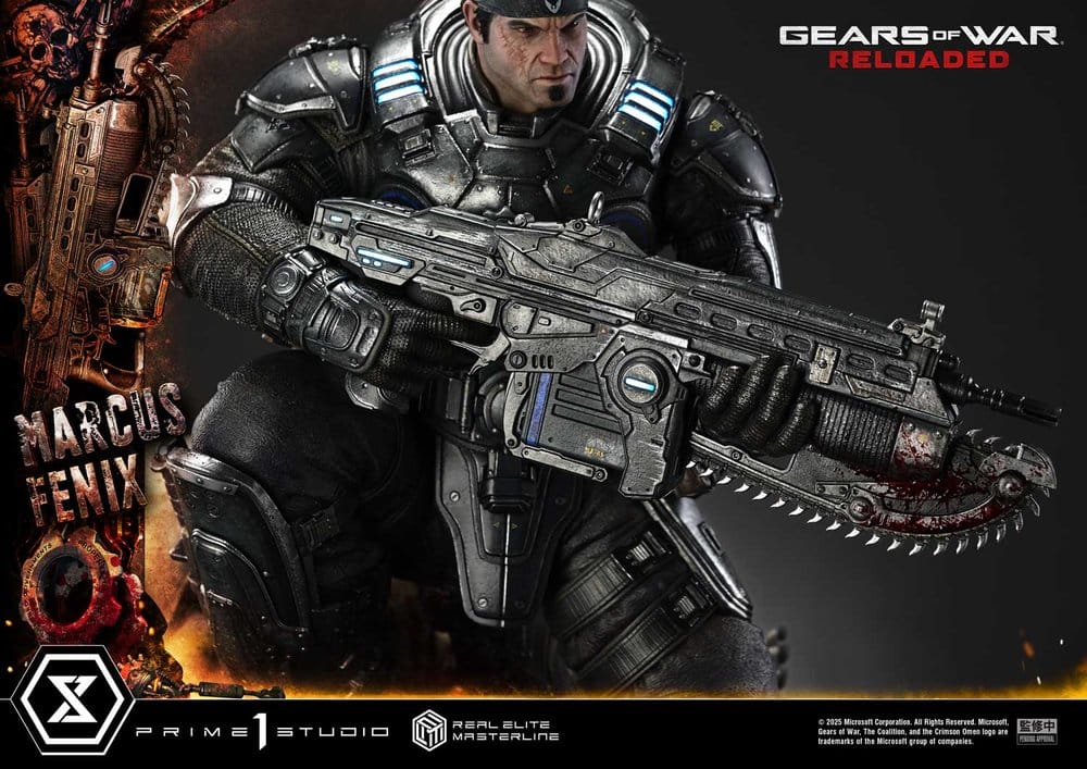 Gears of War: Reloaded Real Elite Masterline Series Statue 1/3 Marcus Fenix Regular Version 97 cm