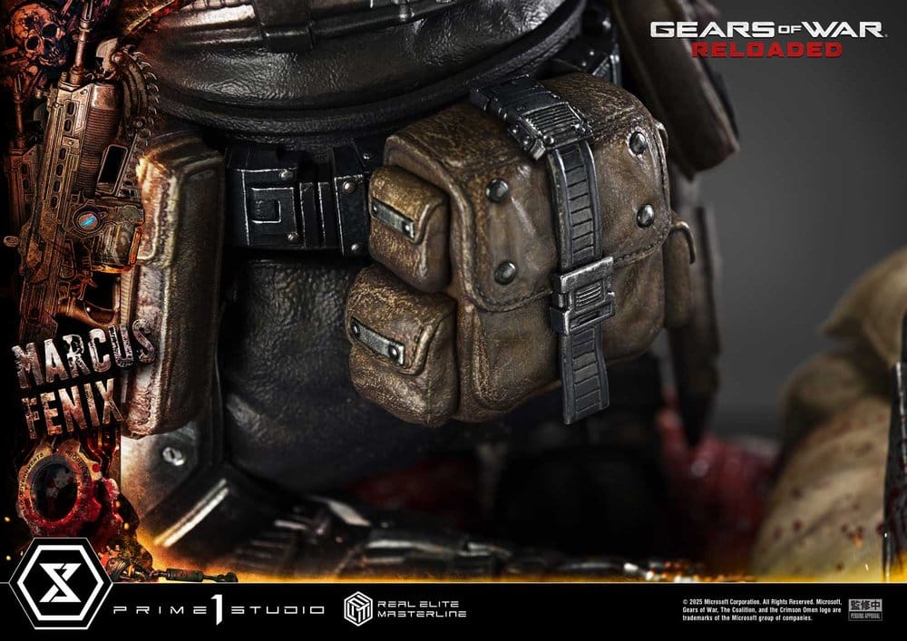 Gears of War: Reloaded Real Elite Masterline Series Statue 1/3 Marcus Fenix Regular Version 97 cm