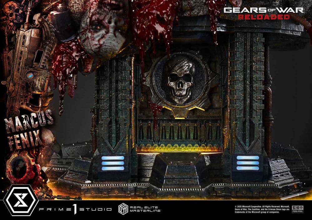 Gears of War: Reloaded Real Elite Masterline Series Statue 1/3 Marcus Fenix Regular Version 97 cm