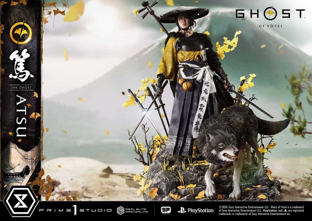 Ghost of Yotei Real Elite Masterline Statue 1/4 Atsu 59 cm