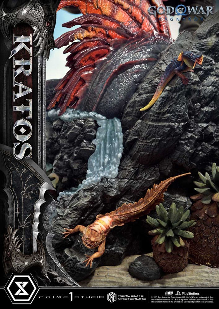 God of War: Ragnarok Real Elite Masterline Series Statue 1/3 Kratos Regular Version 95 cm