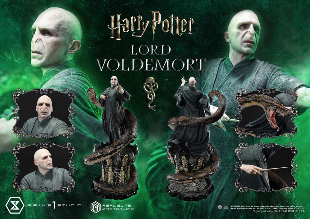 Harry Potter Real Elite Masterline Series Statue 1/4 Lord Voldemort Regular Version 83 cm