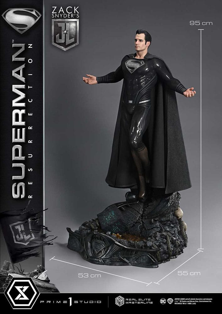 Zack Snyder's Justice League Real Elite Masterline Series Statue 1/3 Superman Resurrection Regular Ver. 95 cm