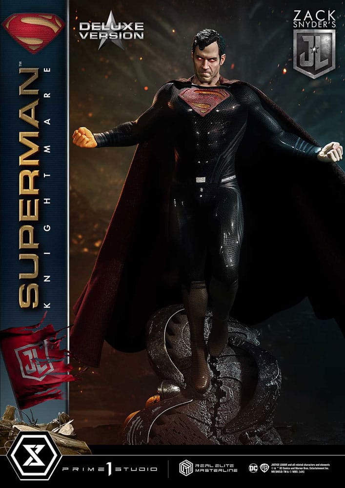 Zack Snyder's Justice League Real Elite Masterline Series Statue 1/3 Superman Knightmare Color Edition Deluxe Ver. 95 cm Prime 1 Studio