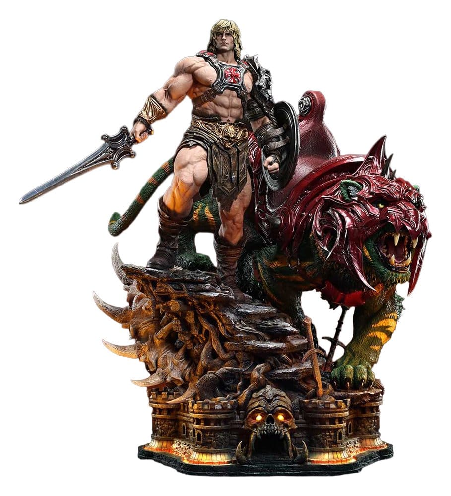 Masters of the Universe Real Elite Masterline Series Statue 1/4 He-Man & Battle Cat 86 cm Prime 1 Studio