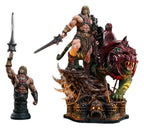 Masters of the Universe Real Elite Masterline Series Statue 1/4 He-Man & Battle Cat Ultimate Version 86 cm Prime 1 Studio