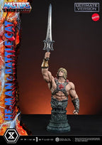Masters of the Universe Real Elite Masterline Series Statue 1/4 He-Man & Battle Cat Ultimate Version 86 cm