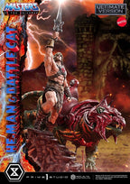 Masters of the Universe Real Elite Masterline Series Statue 1/4 He-Man & Battle Cat Ultimate Version 86 cm