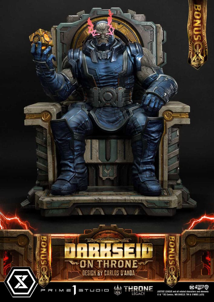 Throne Legacy Series Statue 1/4 Justice League (Comics) Darkseid on Throne Design by Carlos D'Anda Deluxe Bonus Version 65 cm Prime 1 Studio