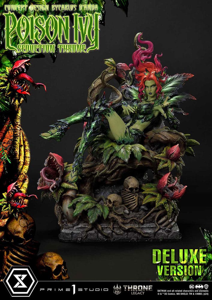 DC Comics Throne Legacy Collection Statue 1/4 Batman Poison Ivy Seduction Throne Deluxe Bonus Version 55 cm Prime 1 Studio