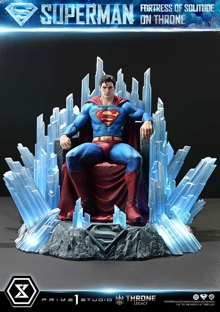 DC Comics Throne Legacy Collection Statue Statue 1/4 Superman Fortress of Solitude on Throne (Design by Gabriele Dell'Otto) 52 cm Prime 1 Studio