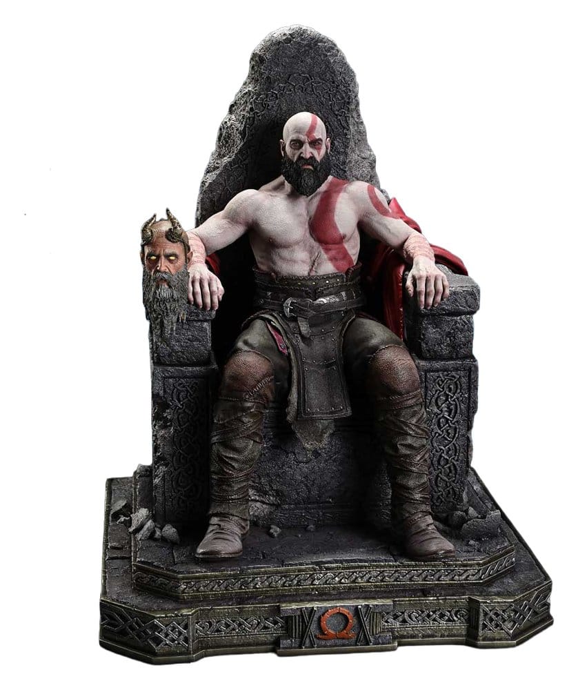 Throne Legacy God of War Series Statue 1/3 Ragnarok Master Thyself Kratos 67 cm Prime 1 Studio