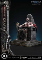 Throne Legacy God of War Series Statue 1/3 Ragnarok Master Thyself Kratos 67 cm
