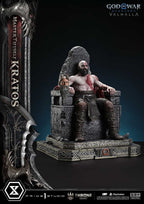 Throne Legacy God of War Series Statue 1/3 Ragnarok Master Thyself Kratos 67 cm