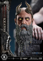 Throne Legacy God of War Series Statue 1/3 Ragnarok Master Thyself Kratos 67 cm