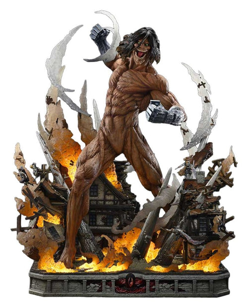 Attack on Titan (TV animation) Ultimate Diorama Masterline Statue Eren Yeager Attack Titan 81 cm Prime 1 Studio