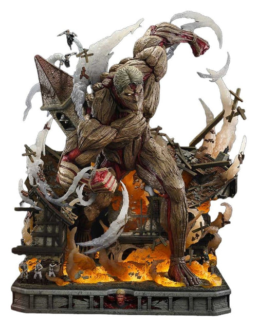 Attack on Titan (TV animation) Ultimate Diorama Masterline Statue Reiner Braun Armored Titan Bonus Version 75 cm Prime 1 Studio