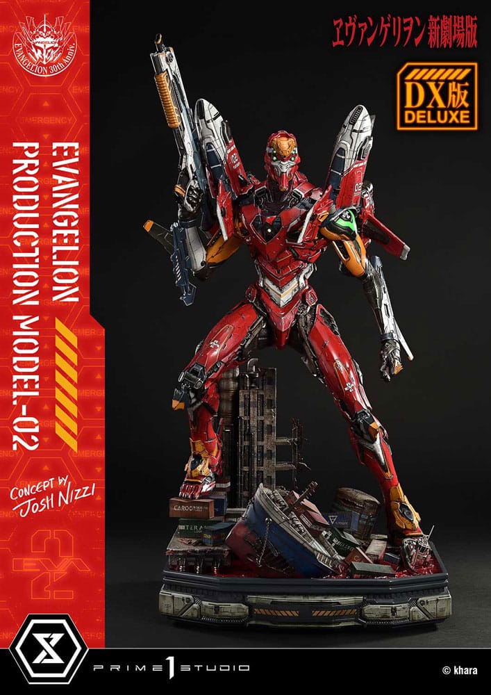 Rebuild of Evangelion Ultimate Diorama Masterline Series Statue Evangelion Production Model-02 (Concept By Josh Nizzi) Deluxe Bonus Version 73 cm Prime 1 Studio