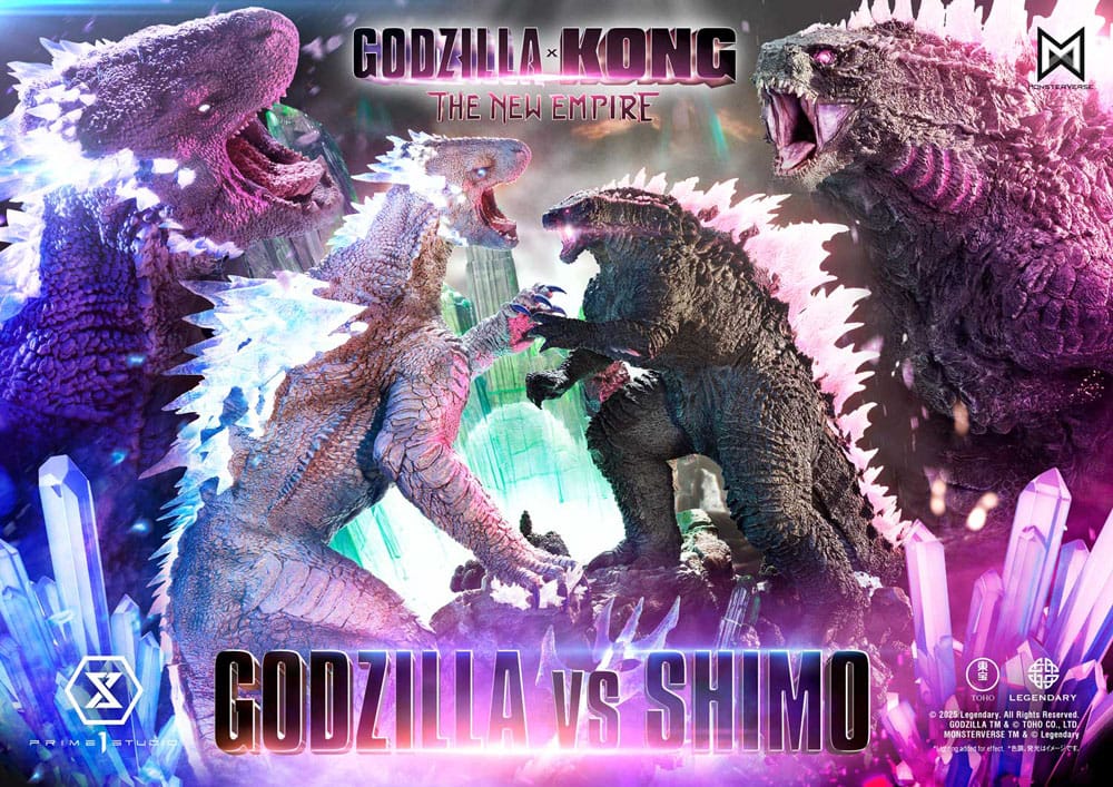 Godzilla x Kong: The New Empire Ultimate Diorama Masterline Series Statue Godzilla vs Shimo 86 cm