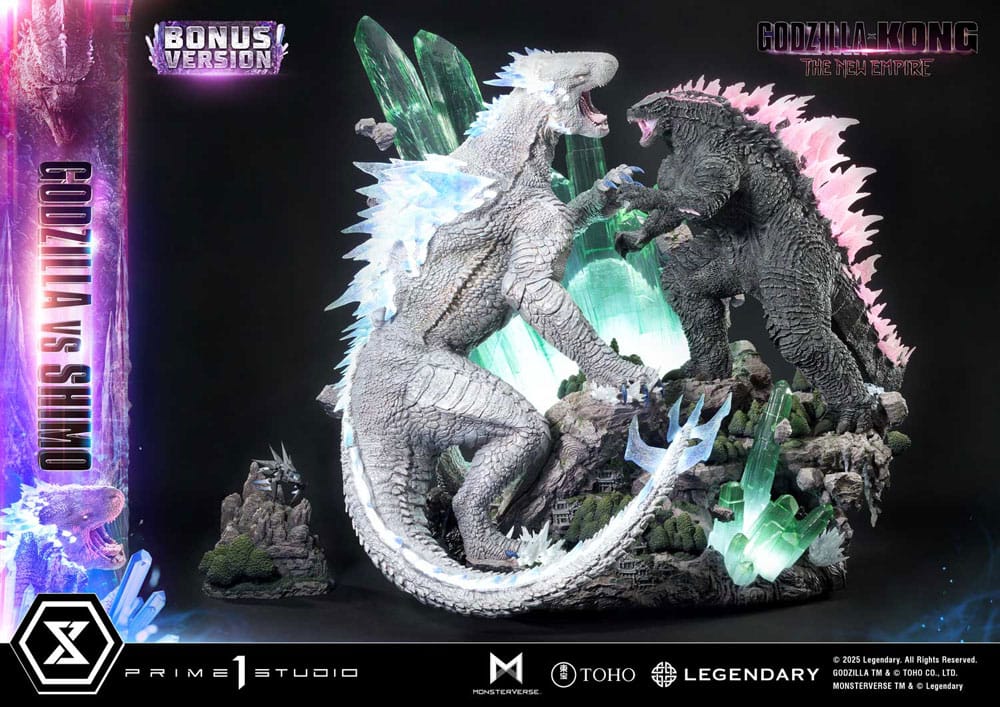 Godzilla x Kong: The New Empire Ultimate Diorama Masterline Series Statue Godzilla vs Shimo Bonus Version 86 cm Prime 1 Studio