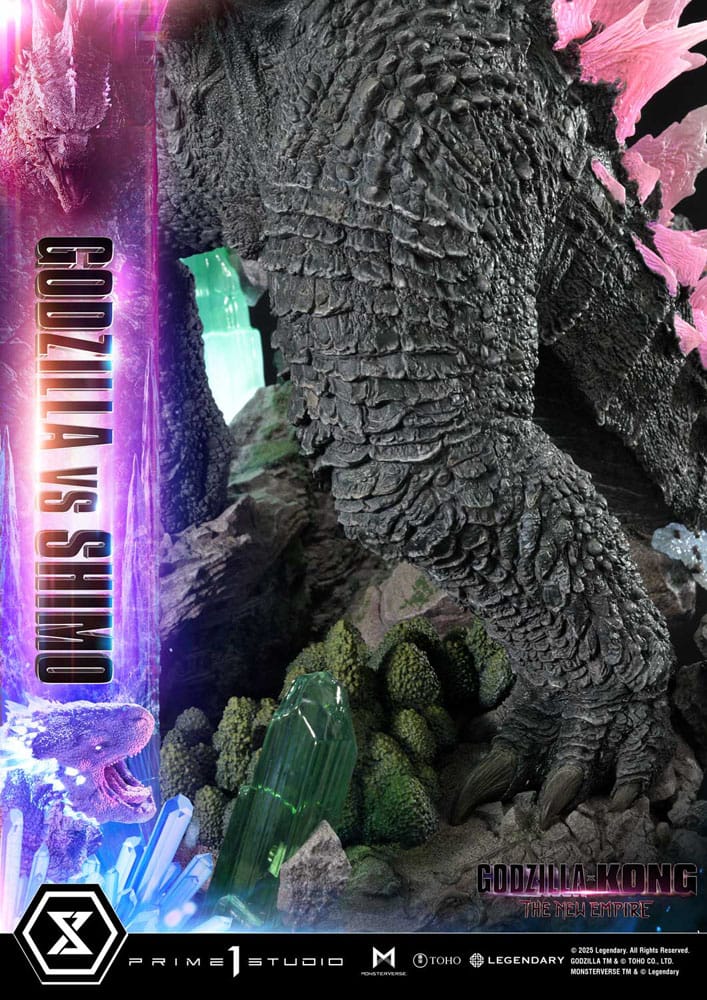 Godzilla x Kong: The New Empire Ultimate Diorama Masterline Series Statue Godzilla vs Shimo Bonus Version 86 cm