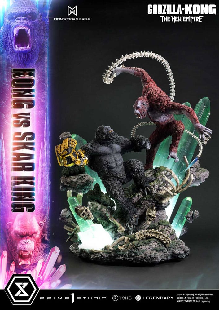 Godzilla x Kong: The New Empire Ultimate Diorama Masterline Series Statue Kong vs Skar King 104 cm Prime 1 Studio