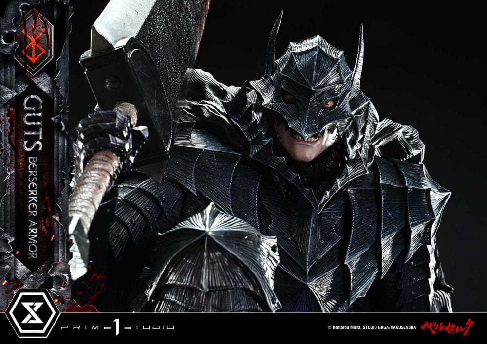 Berserk Ultimate Premium Masterline Series Statue 1/4 Guts, Berserker Armor Grunbeld vs. Guts 94 cm