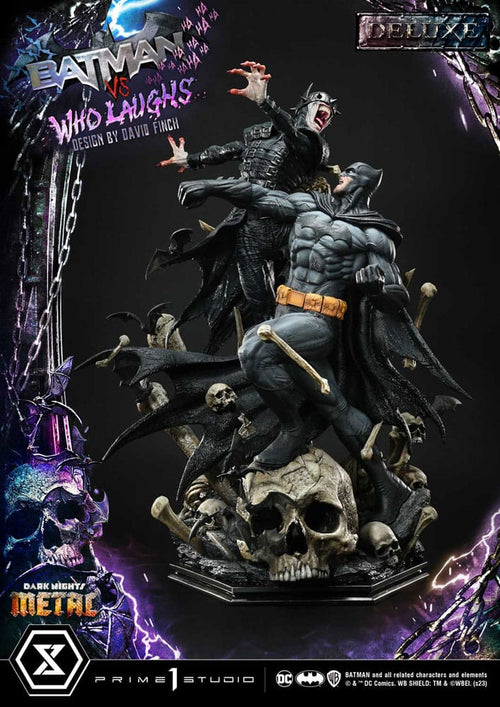 Dark Nights: Metal Ultimate Premium Masterline Series Statue 1/4 Batman VS Batman Who Laughs Deluxe Bonus Version 67 cm Prime 1 Studio